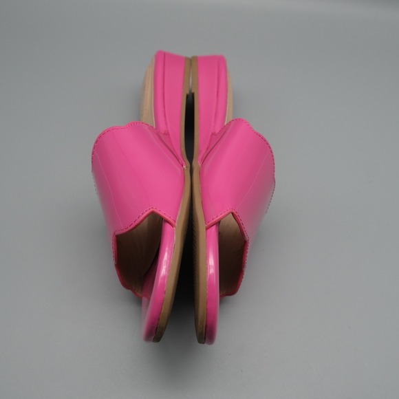 Bandalino Women's Pink Kayla Sandals Leather Scalloped Slide ‎ Size 8M - Picture 3 of 12